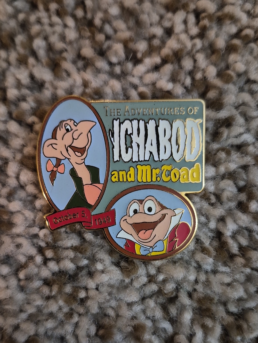 The Adventures Of Ichabod and Mr Toad - 100 Years of Dreams Pin